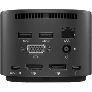 HP Thunderbolt Dock G2 ar kombinēto kabeli, vadu, Thunderbolt, melns, Kensington, Ķīna, HP