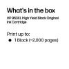 HP 963XL High Yield Black Original Ink Cartridge, Melns, 1 gab., 2000 lapas