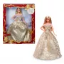 Barbie Signature 2025 Svētku kolekcijas modes lelle, blondīne ar sudraba un zelta tērpu