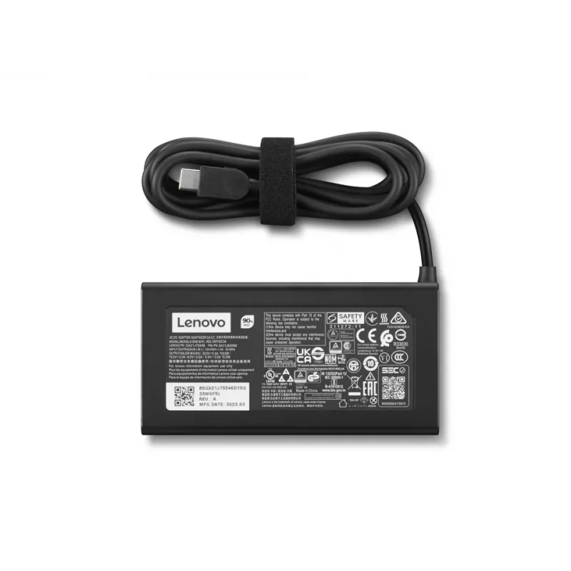 Lenovo 4X21M37473 barošanas adapteris / invertors 100 W Melns