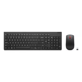 Lenovo 4X31R64462 Bezvadu tastatūra un pele (RF + Bluetooth) Melna
