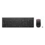 Lenovo 4X31R64462 Bezvadu tastatūra un pele (RF + Bluetooth) Melna