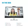 HP E27m G4 QHD USB-C konferences monitors, 68.6 cm (27 colli), 2560 x 1440 pikseļi, Quad HD, LCD, 5 ms, melns, sudrabs