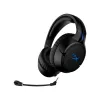 HyperX Cloud Flight bezvadu spēļu austiņas (Melna-Zila) - PS5/PS4