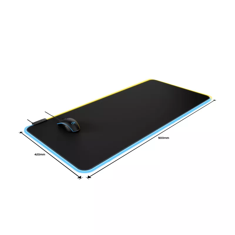 HyperX Pulsefire Mat - RGB Gaming Pelikāns - Audums (XL)