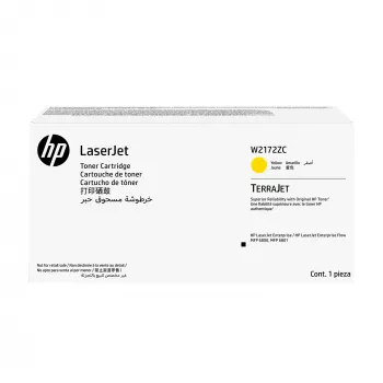 HP W2172ZC Yellow oriģinālā lāzerprintera tonera kasetne (dzeltens)