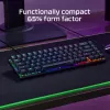 HyperX Alloy Origins 65 - Mehāniskā spēļu tastatūra - HX Aqua (US izkārtojums)
