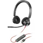 HP Poly Blackwire 3320 USB-A vadu austiņas, birojam/zvanu centram, 130 g, melna