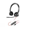 HP Poly Blackwire 3320 USB-A vadu austiņas, birojam/zvanu centram, 130 g, melna