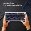 Mehāniskās tastatūras augšējā plāksne Kingston HyperX Alloy Rise 85U09AA Balta