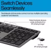 HP 720 Bezvadu vairāku ierīču tastatūra, uzlādējama, pilna izmēra, QWERTY, melna