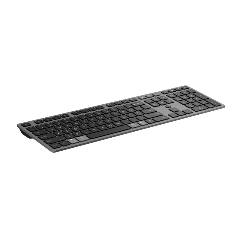 HP 725 Multi-Device Rechargeable Wireless Keyboard and Mouse Combo pilna izmēra bezvadu tastatūra un pele