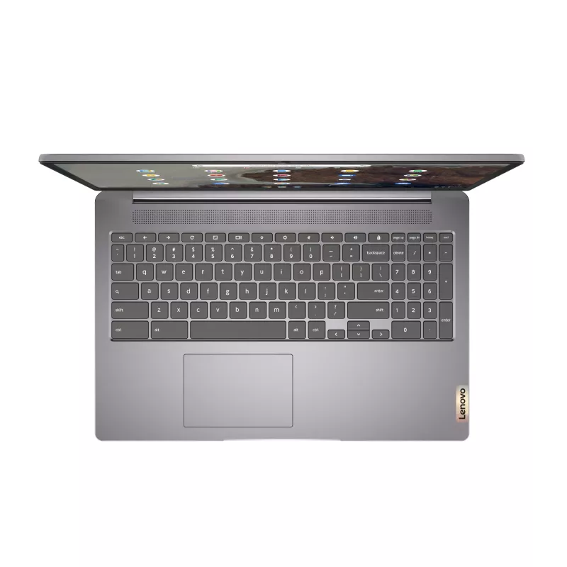 Lenovo IdeaPad 3 Chrome 15IJL6 Chromebook, 15.6 inch Full HD, Intel Celeron N4500, 8 GB RAM, 128 GB eMMC, ChromeOS, Pelēks