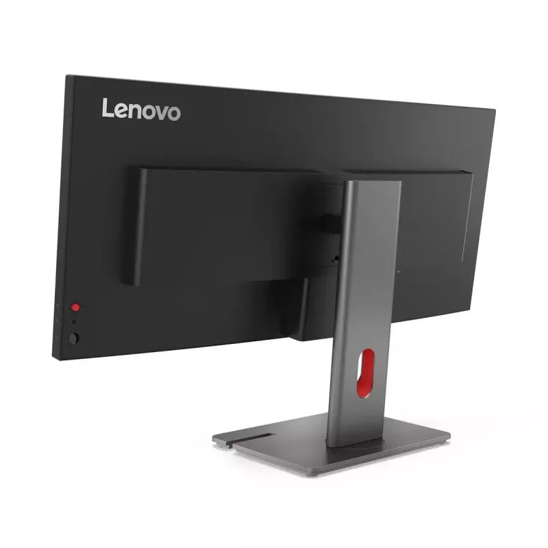 Datora monitors Lenovo ThinkVision P34WD-40 34 collas (86,4 cm) izliekts IPS 3440×1440 WQHD 6 ms USB-C, skaļruņi, VESA, Melns