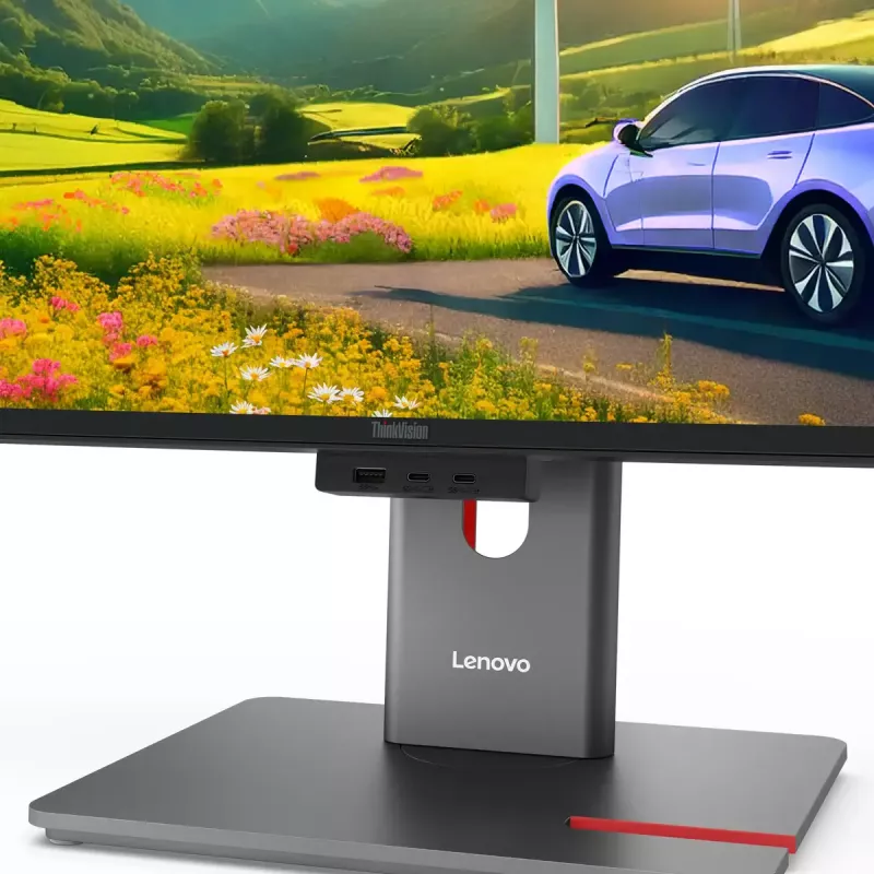 Datora monitors Lenovo ThinkVision P34WD-40 34 collas (86,4 cm) izliekts IPS 3440×1440 WQHD 6 ms USB-C, skaļruņi, VESA, Melns
