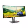 Datora monitors Lenovo ThinkVision P34WD-40 34 collas (86,4 cm) izliekts IPS 3440×1440 WQHD 6 ms USB-C, skaļruņi, VESA, Melns