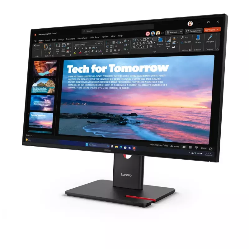 Monitors Lenovo ThinkVision T27QD-40 27 collu Wide Quad HD LED 2560 x 1440