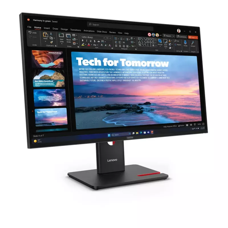 Monitors Lenovo ThinkVision T27QD-40 27 collu Wide Quad HD LED 2560 x 1440