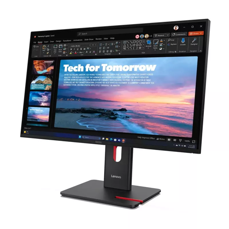 Monitors Lenovo ThinkVision T27QD-40 27 collu Wide Quad HD LED 2560 x 1440