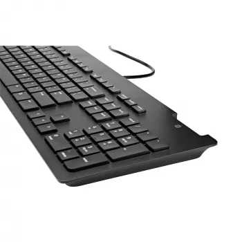 HP Business Slim v2 Smartcard Keyboard, pilna izmēra (100%), vadu, USB, melna