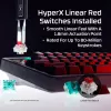 HyperX Origins 2 65 — kompakta spēļu tastatūra ar karstās maiņas slēdžiem