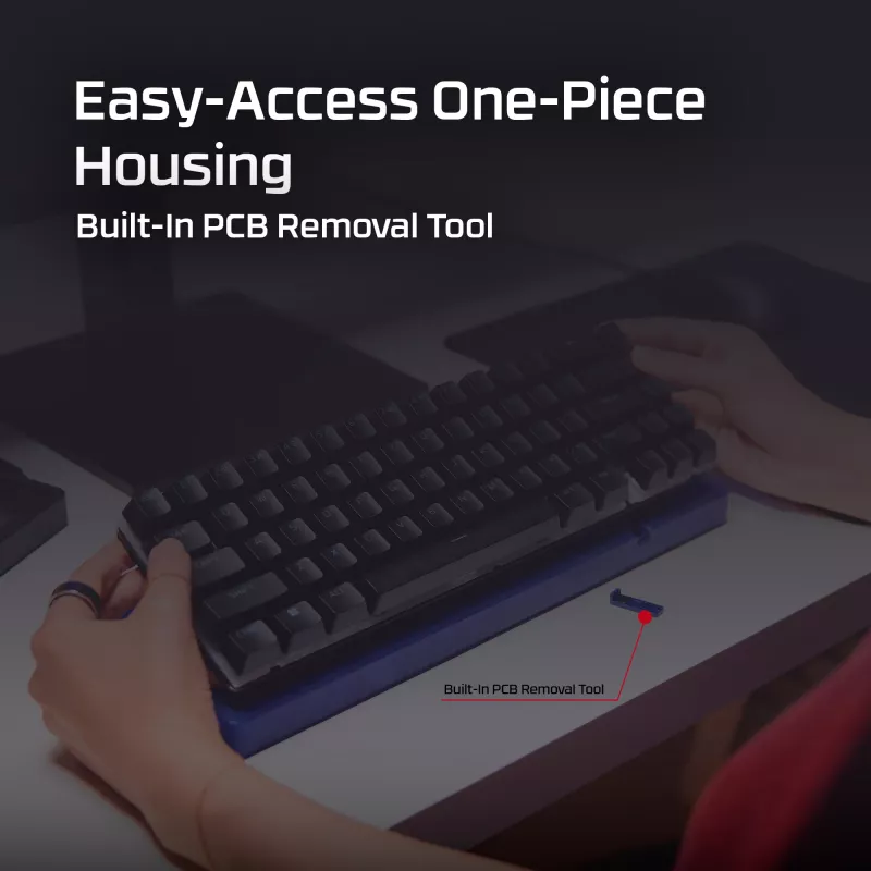 HyperX Origins 2 65 — kompakta spēļu tastatūra ar karstās maiņas slēdžiem