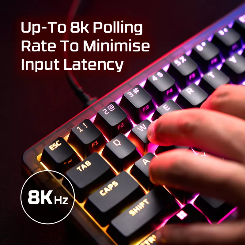 HyperX Origins 2 65 — kompakta spēļu tastatūra ar karstās maiņas slēdžiem