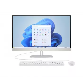 HP All-in-One 27-cr0048na Intel® Core™ i7 i7-1355U 68.6 cm (27 collas) 1920 x 1080 pikseļi All-in-One PC 8 GB DDR4-SDRAM 1 TB SSD Windows 11 Home Wi-Fi 6 (802.11ax) Balts