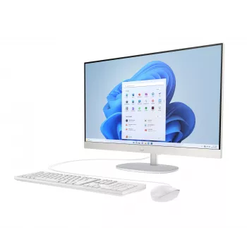 HP All-in-One 27-cr0048na Intel® Core™ i7 i7-1355U 68.6 cm (27 collas) 1920 x 1080 pikseļi All-in-One PC 8 GB DDR4-SDRAM 1 TB SSD Windows 11 Home Wi-Fi 6 (802.11ax) Balts