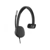 HP Poly Mission 615 Monaural USB Vadu Austiņas, 117.5 g, Melna