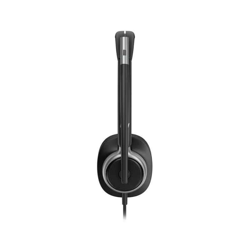 HP Poly Mission 615 Monaural USB Vadu Austiņas, 117.5 g, Melna