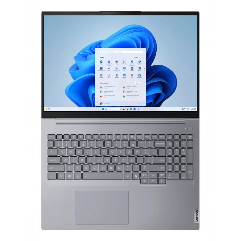 Portatīvais dators Lenovo ThinkBook 16 G8 IAL — Intel Core Ultra 5 135H, 16 collu WUXGA, 16 GB DDR5, 512 GB SSD, Windows 11 Pro, Pelēks