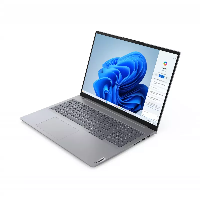 Lenovo ThinkBook 16 G7 ARP AMD Ryzen™ 5 7535HS klēpjdators 40.6 cm (16 collu) WUXGA 16 GB DDR5-SDRAM 512 GB SSD Wi-Fi 6E (802.11ax) Windows 11 Pro pelēks