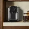KRUPS Sensation EA910E pilnībā automātiska espresso kafijas automāts, 1.7 L ūdens tvertne, iebūvēta dzirnaviņa, 2 snīpji, 1450 W