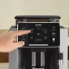 KRUPS Sensation EA910E pilnībā automātiska espresso kafijas automāts, 1.7 L ūdens tvertne, iebūvēta dzirnaviņa, 2 snīpji, 1450 W