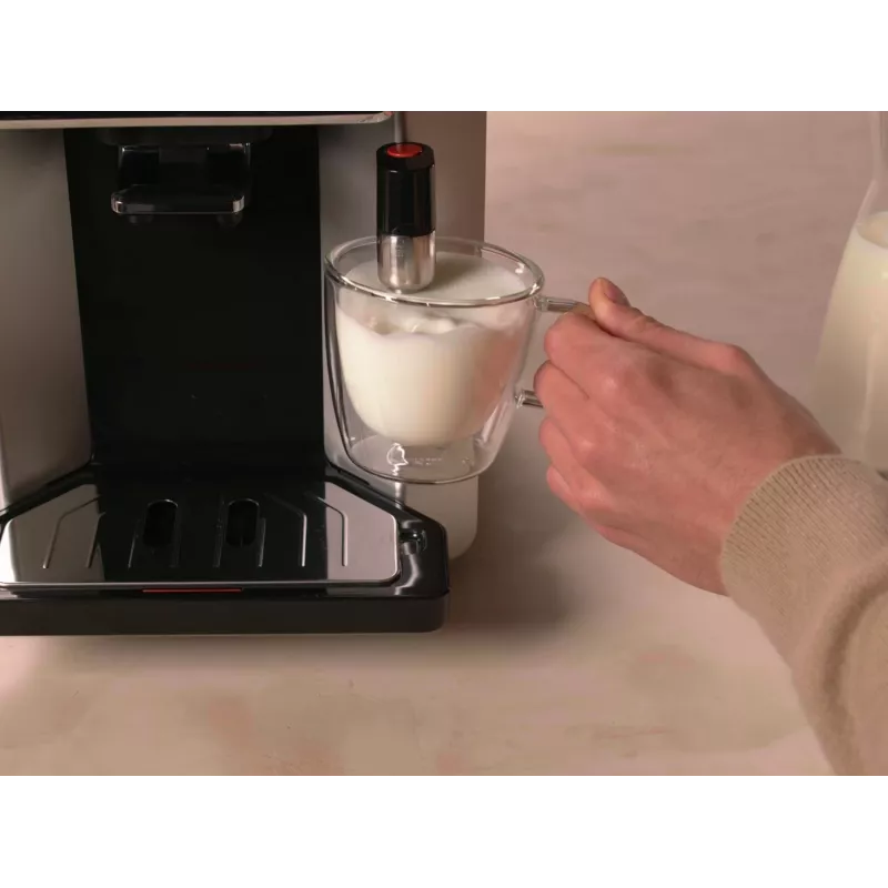 KRUPS Sensation EA910E pilnībā automātiska espresso kafijas automāts, 1.7 L ūdens tvertne, iebūvēta dzirnaviņa, 2 snīpji, 1450 W