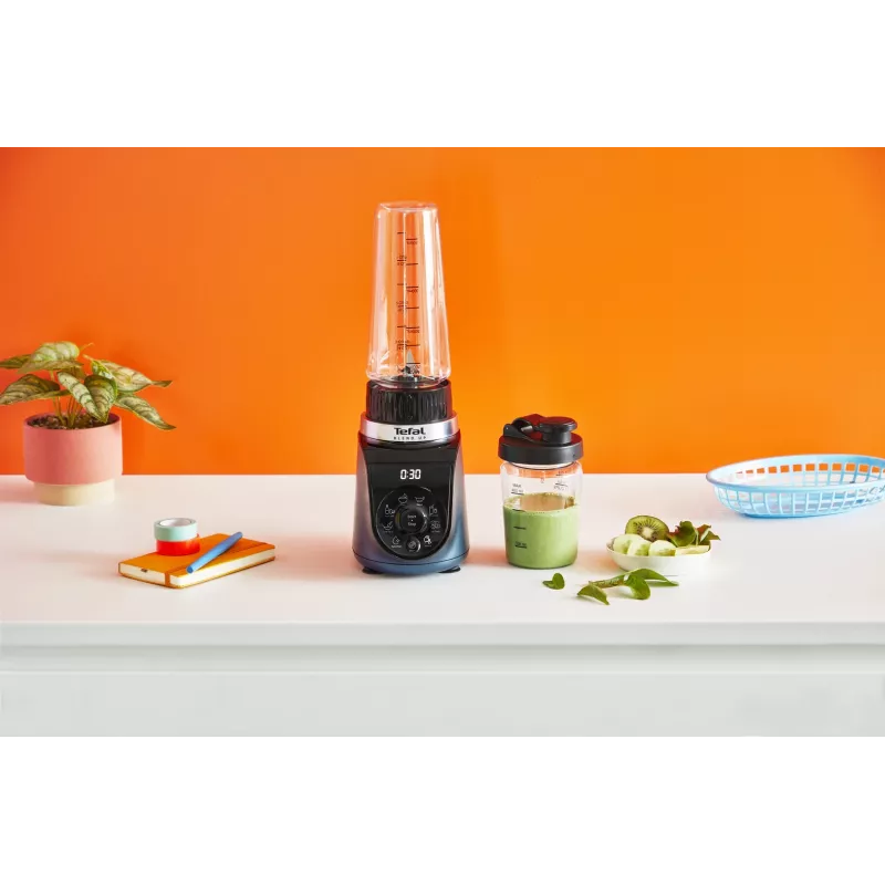 Tefal Blend Up BL19H4F0 blenderis 0.85 L, 1000 W, zils, caurspīdīgs