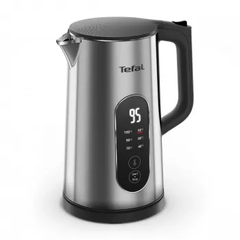 Tefal Selection KI871DE0 elektriskā tējkanna 1.7 L 1500 W Melna, Nerūsējošs tērauds