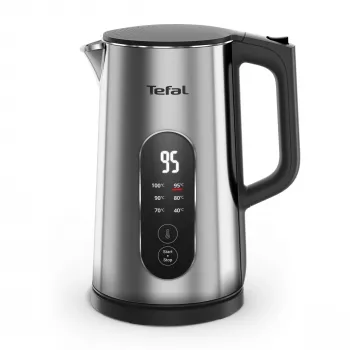 Tefal Selection KI871DE0 elektriskā tējkanna 1.7 L 1500 W Melna, Nerūsējošs tērauds