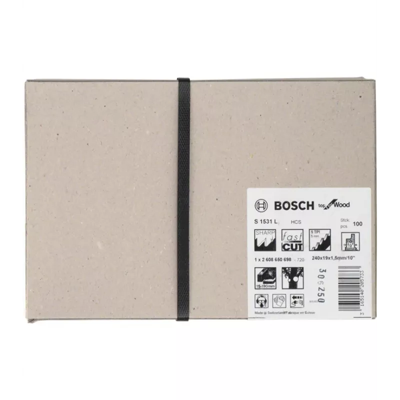 Bosch 2608650698 Zāģa asmens zobenam, HCS, 100 gab.