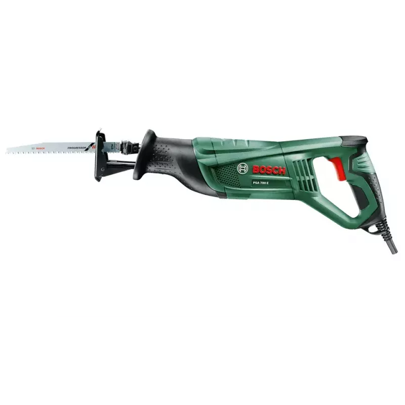 Bosch PSA 700 E finierzāģis 710 W 2700 spm Melns, Zaļš