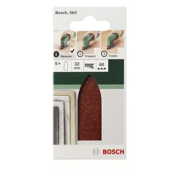 Bosch 2609256A39 5 gab. Slīpēšanas loksnes