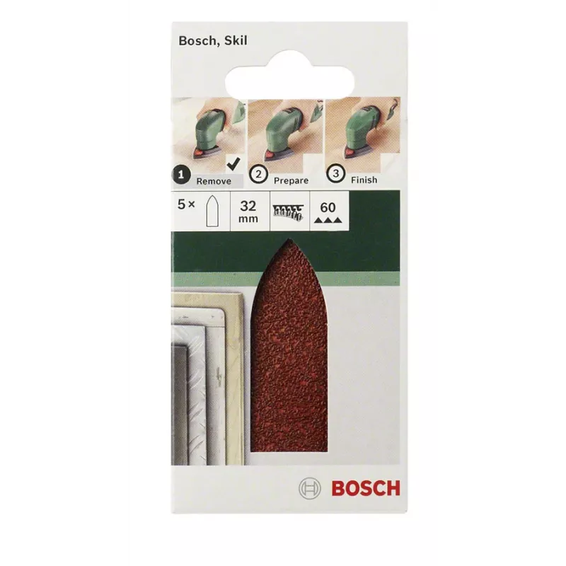 Bosch 2609256A39 5 gab. Slīpēšanas loksnes
