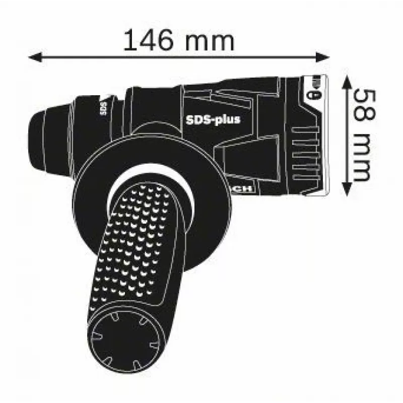 Bosch GHA FC2 Professional uzgaļa adapteris