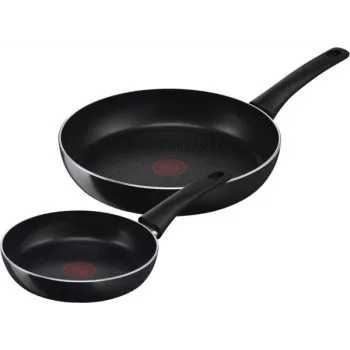 Cepamo pannu komplekts Tefal Generous Cook C27890 — alumīnijs, 20 cm un 28 cm, melns, 2 gab.
