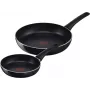 Cepamo pannu komplekts Tefal Generous Cook C27890 — alumīnijs, 20 cm un 28 cm, melns, 2 gab.