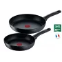 Cepšanas komplekts Tefal G28191, melns, Mineralia+ nepiedegošs pārklājums, svars 2.1 kg