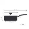 Tefal Change Black C4763225 sautēšanas panna apaļa