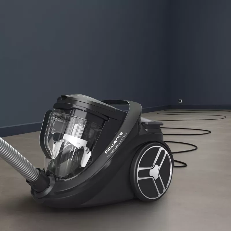Putekļsūcējs cilindrisks Rowenta Silence Force RO7935 — 500 W, bezmaiss, ciklons, 2.5 L, HEPA, 59 dB