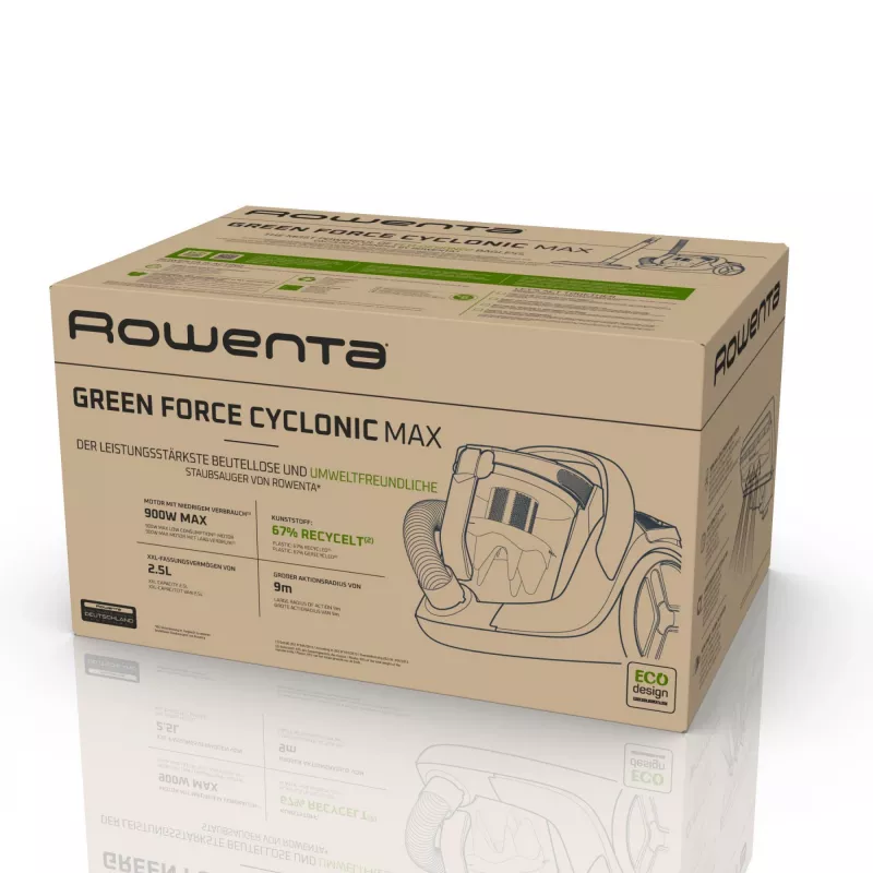 Rowenta RO7B12 2.5 L cilindra putekļsūcējs sausai tīrīšanai 900 W bez maisa